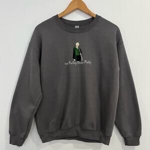 Gildan Heavy Blend Draco Malfoy Crewneck Sweatshirt Size Medium